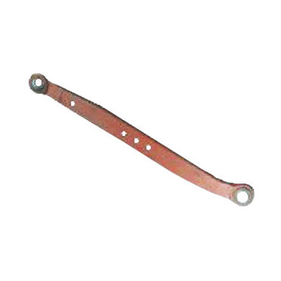 Lower Link - Steel, 12 Inches, 1 Inch Diameter | Durable, Reliable, Powder Coated Finish, 6 Holes, Rounded Ends