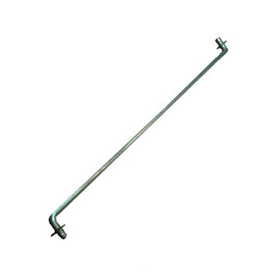 Rod Link Hand Throttle - Metal, 10mm Diameter, 200mm Length | Zinc Plated, Precise Control, Durable, Bolt-On Mounting