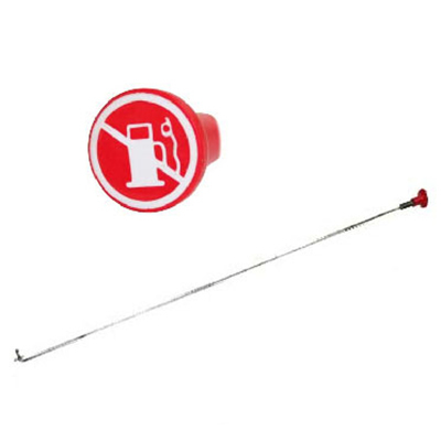 Lever Fuel Cut Off - Metal, Red, Variable Size | Fuel Cutoff, Easy Installation, Durable, Reliable Operation, Engine Protection