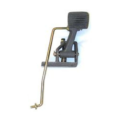 Foot Accelator - Metal & Rubber, 20x15x10 cm, Gray | Precise Control, Durable Design, Easy Installation, Reliable Performance