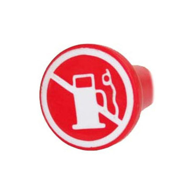 Knob Fuel Cut Off - Plastic, 25mm, Red | Threaded Mount, Fuel Cutoff, Durable, Easy Install, Reliable