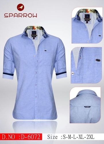 Cotton Men'S Plain Shirt
