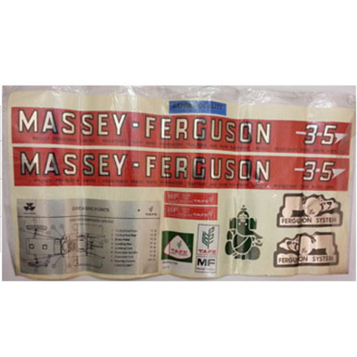 Full Emblem Set - Vinyl Material, Varied Dimensions, Red | Adhesive, Durable, Easy Installation, Accurate Replication, Enhanced Branding
