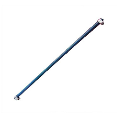 Tube - Steel 2cm Diameter x 100cm Length, Threaded Ends, Powder Coated Finish, Durable, Corrosion Resistant, Lightweight, High Tensile Strength