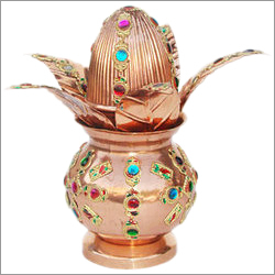 Copper Mangal Kalash(Decorative)