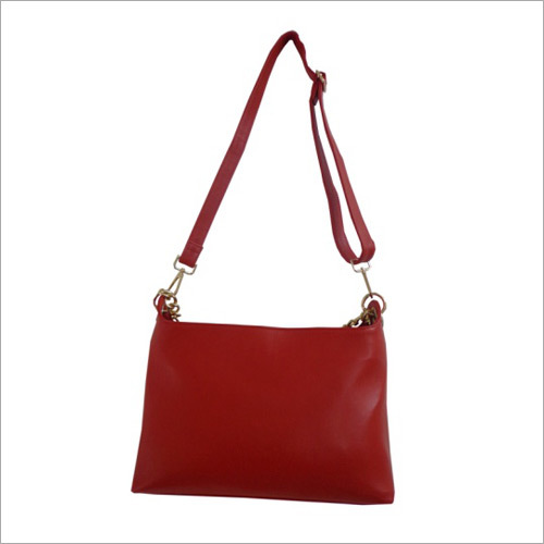 Red Color Leather Bags