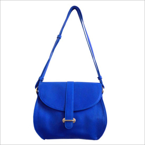 Blue Color Leather Bags