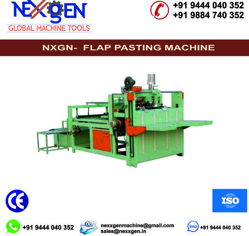 Semi Automatic Side Flap Pasting Machine