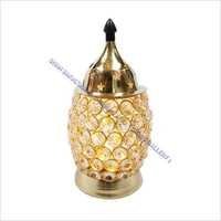 Brass Crystal Diya Ovel