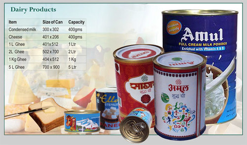 Ghee Tin Containers