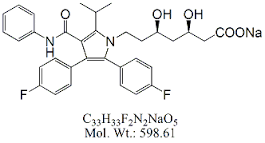 Atorvastatin Impurity C - Molecular Formula: C33H35Fn2O5
