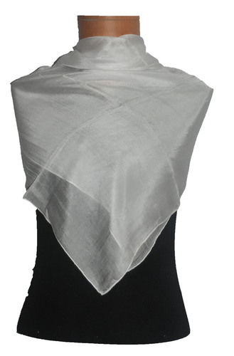 Silk Scarf Solid Color Undyed