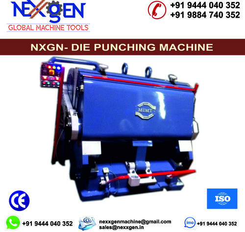 Blue Die Punching Machine