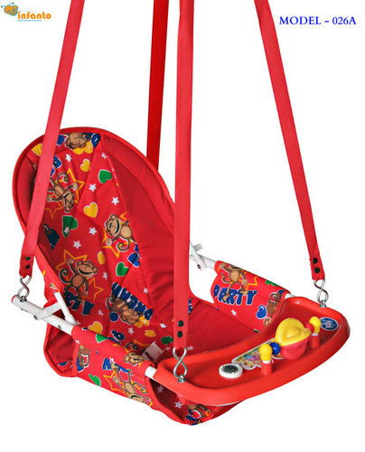 Red Hanging Cozy Swing Dlx