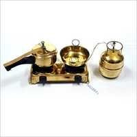 Brass Gas Set