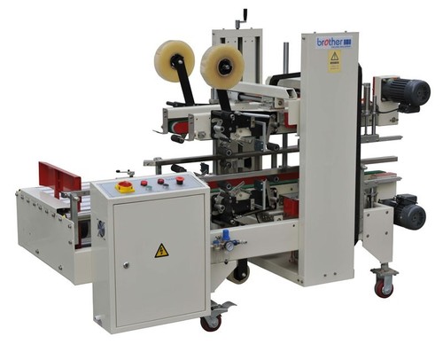 Carton Sealer - Steel, 1900X1130X1530mm | Conveyor Speed: 6-10 Boxes/Min, Durable Design, Easy Operation, Efficient Sealing, Versatile