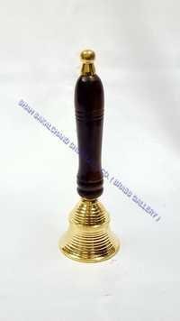 Brass Wooden Handle Ghanti