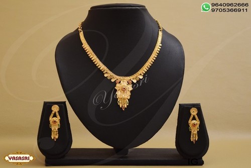 Golden Ladies Designer Necklace