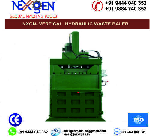 VERTICAL HYDRAULIC BALER