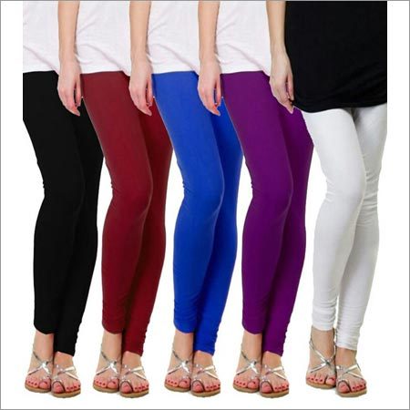 Ankle Length Plain Leggings
