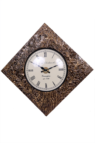 Antique Brass Wall Clock 18*18