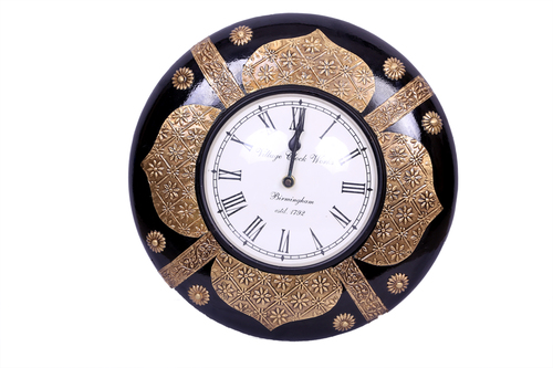 Antique Brass Wall Clock 12*12