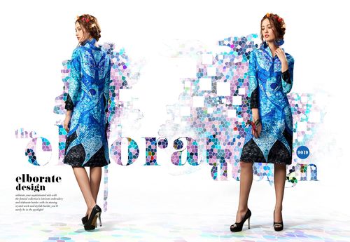 Light Blue Printed Kurtis