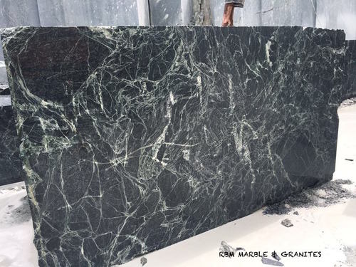 Polished Spider Green Marble - Rainforest Green Marble