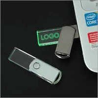 Crystal Swivel Pen Drive