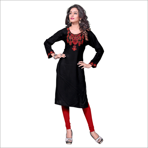 10 Colors Embroidery Kurti