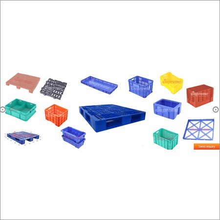 Plastic Pallets - Paper Material, 3.5x8.6x2.3 mm Size, Multi Color | Lightweight 50 Grams, Durable PP Design