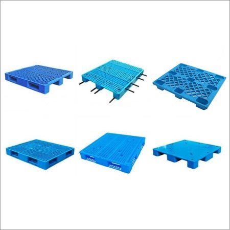 Plastic Pallets - Plastic PP, 3.5 X 8.6 X 2.3 MM, Blue | 50 kg Weight, Dimensions 4.5 X 3.6 X 6.3, Durable and Versatile Handling Solution