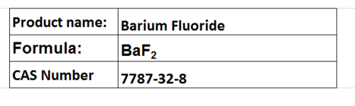 Barium Fluoride