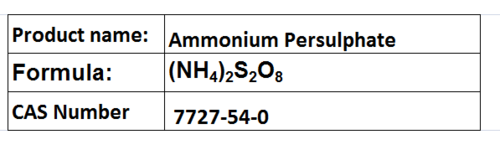 Ammonium Persulphate