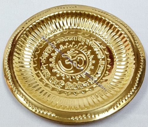 Brass Om Plate