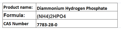 Diammonium Hydrogen Phosphate Diammonium Hydrogen Phosphate