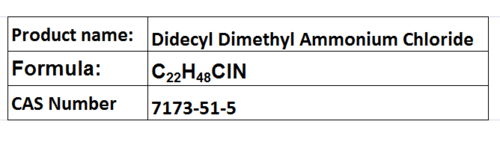 Didecyl Dimethyl Ammonium Chloride - Solid, CAS 7173-51-5 | Antiseptic, Disinfectant, Biocidal Cleaner for Linen