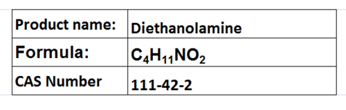 Diethanolamine - White Solid, Viscous Liquid, C4H11NO2 | Surfactant, Corrosion Inhibitor, Boiling Point 268-270°C