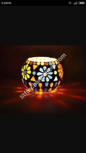 Multi-Color Antique Table Lamp