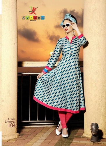 Mix Women Anarkali Kurta