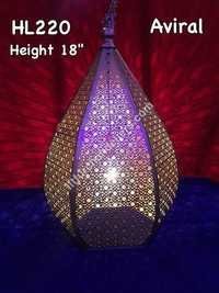 Purple And Golden Vintage Antique Lamps