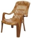 Brown Comfortable Plastic Chair