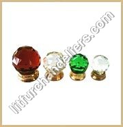 Crystal Door Knobs - Glass 254-762 mm White and Red | Premium Quality Varied Sizes and Designs