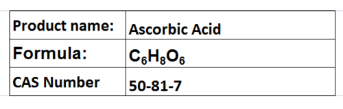 Ascorbic Acid - White Powder CAS 50-81-7 | Antioxidant Vitamin C Dietary Supplement Scurvy Prevention