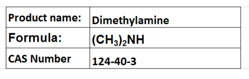 Dimethylamine - Colorless Gas CAS 124-40-3 99% Purity | Versatile Reactive Industrial Chemical