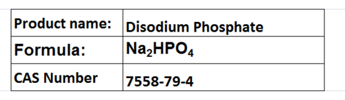 Disodium Phosphate - White Powder, NaâHPOâ, CAS 7558-79-4 | Water Soluble, Buffering Agent, pH Control, Hygroscopic