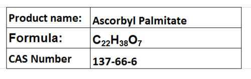 Ascorbyl Palmitate - White Powder, CAS 137-66-6 | Fat-Soluble Vitamin C, Antioxidant Food Additive, 99% Purity