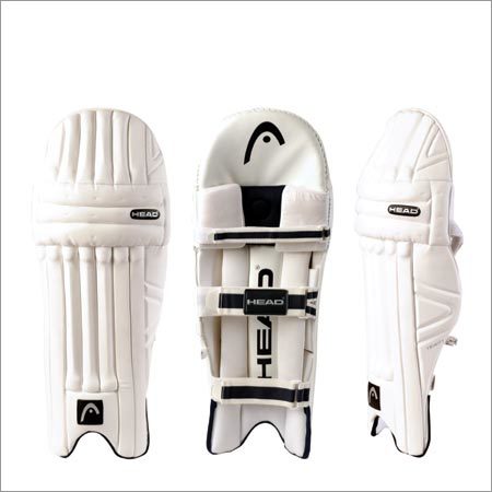 Rudar Youth Cricket Leg Guards - PU Leather, Youth Size, White | Lightweight, Impact Resistant, Multiple Padding Layers