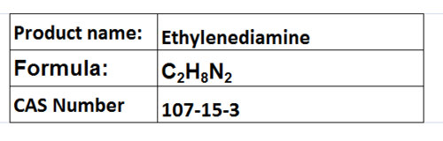 Ethylenediamine - Colorless Liquid, CAS 107-15-3, C2H8N2 | Strong Base, Versatile Building Block, Chemical Synthesis