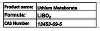 Lithium Metaborate